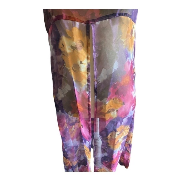 SWIMSUIT COVER UP-LONG OPEN FRONT-SIZE SMALL - Picture 3 of 7